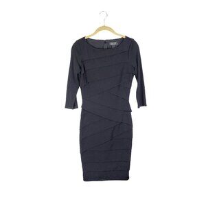 White House Black Market Instantly Slimming Dress Bodycon Bandage Size 4